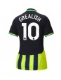Manchester City Jack Grealish #10 Auswärtstrikot für Frauen 2024-25 Kurzarm